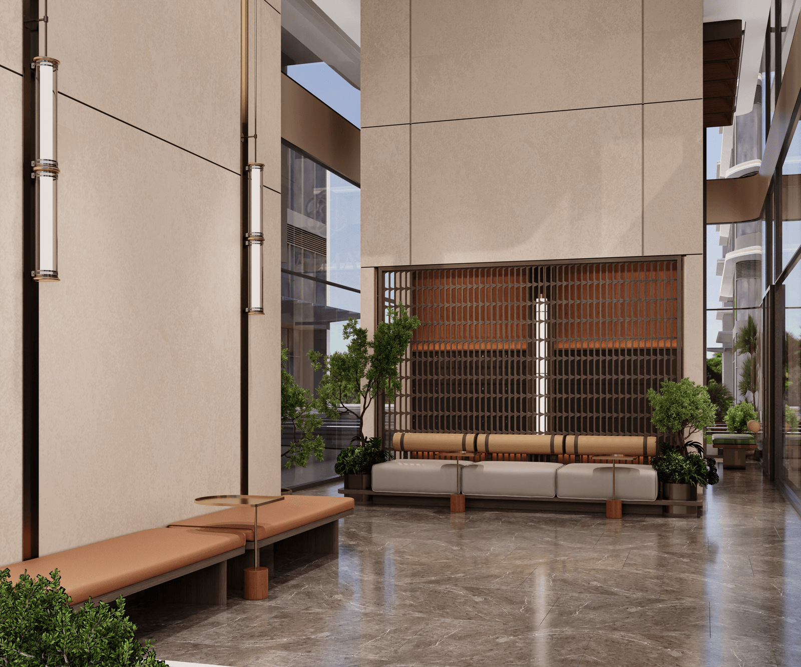 Khu vực sảnh tầng 1 — Risa — dự án La Pura