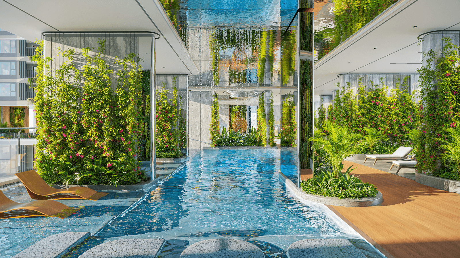Zenia La Pura — Hồ bơi người lớn — Tầng 20