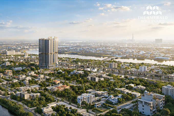 Phối cảnh minh hoạ dự án The Emerald Boulevard
