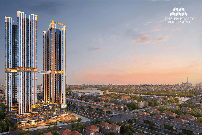 Phối cảnh minh hoạ dự án The Emerald Boulevard