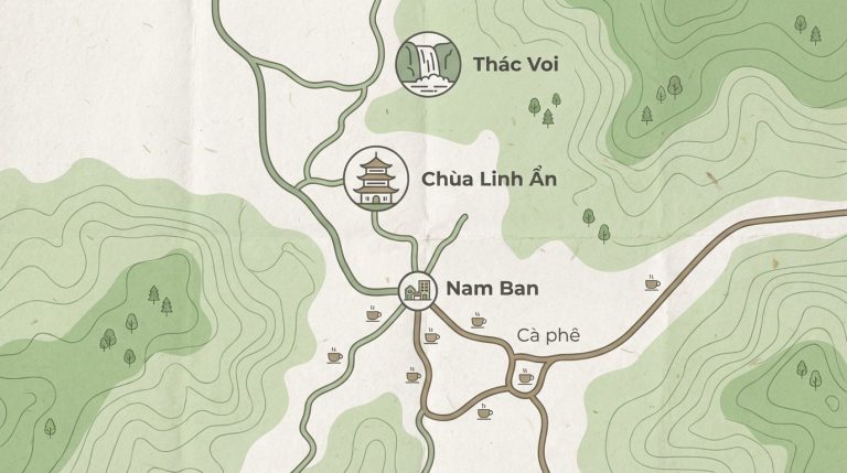 Đánh Giá Khách Quan Các Quán Cafe Gần Thác Voi Khu Vực Nam Ban 2026