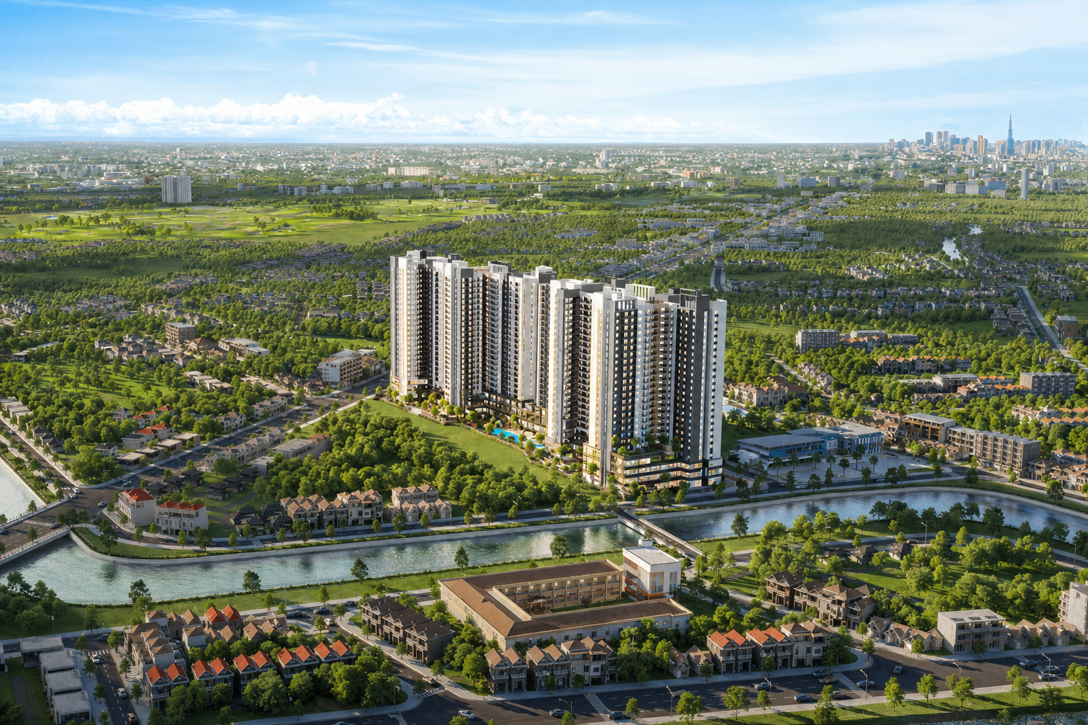 The Emerald Garden View — render